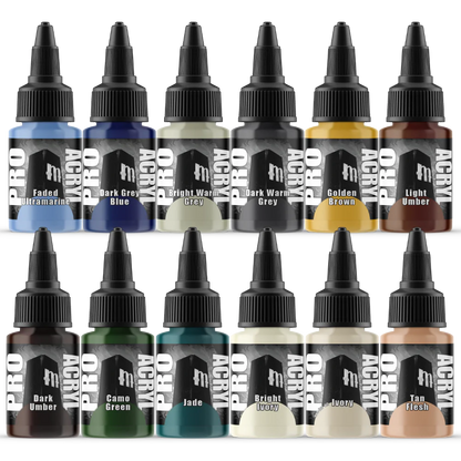 Monument Pro Acryl - 24 Colour Base Set - Good Games