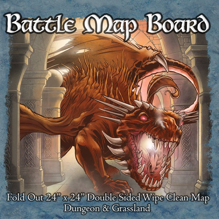 Battle Mat Board Dungeon and Grassland - Good Games