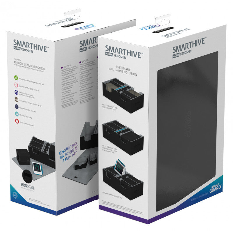 Ultimate Guard - Smarthive 400+ XenoSkin Black Deck Box - Good Games