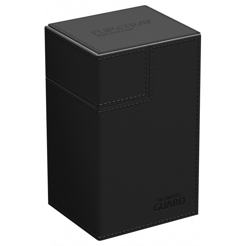 Ultimate Guard - Flip N Tray Deck Case 100+ Standard Size Xenoskin Black - Good Games
