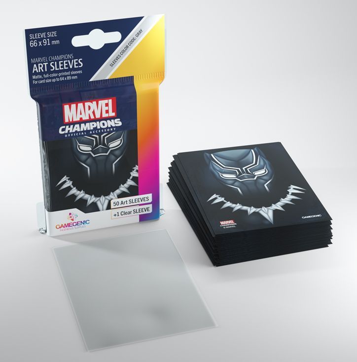 Gamegenic - Black Panther: Marvel Champions Art Sleeves - Good Games