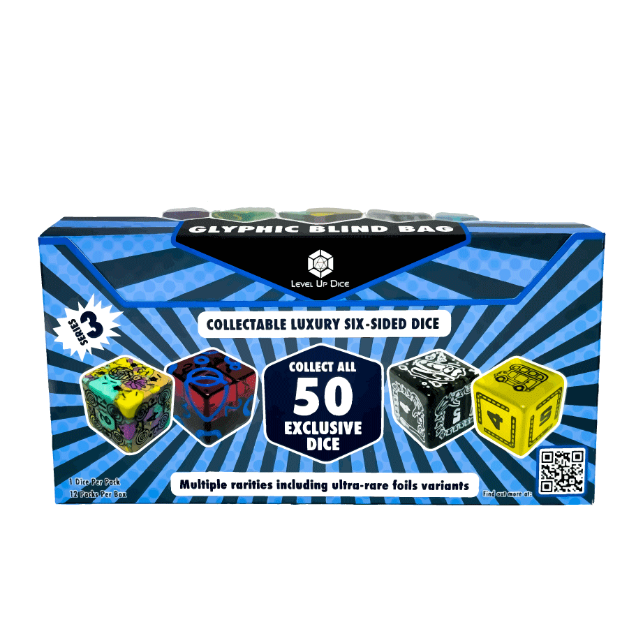 Level Up Dice - Glyphic Blind Bags Series 3 Box - Good Games