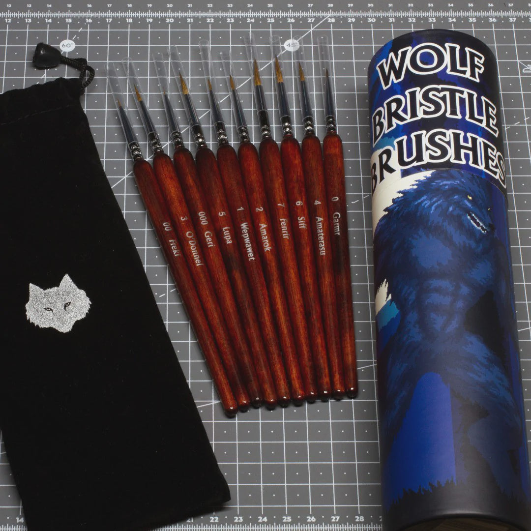Wolf Bristle Brush Set - Good Games
