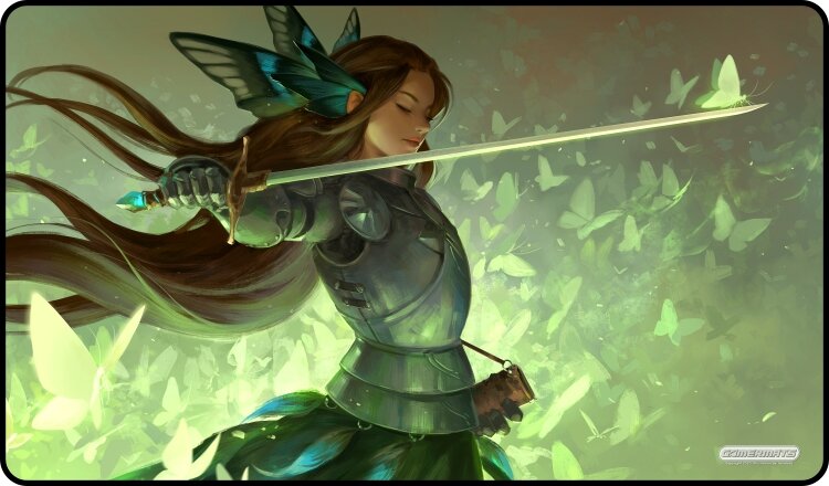 Gamermats - Butterfly Sword TCG Sized Playmat - Good Games