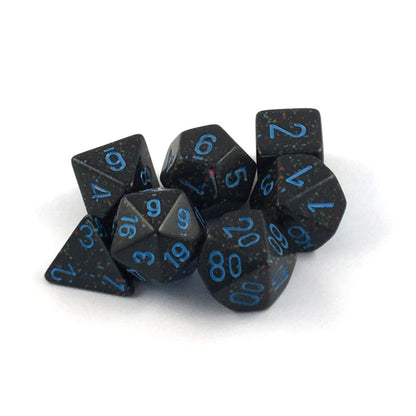 Chessex - Speckled Polyhedral 7-Die Set - Blue Stars (CHX25338) - Good Games