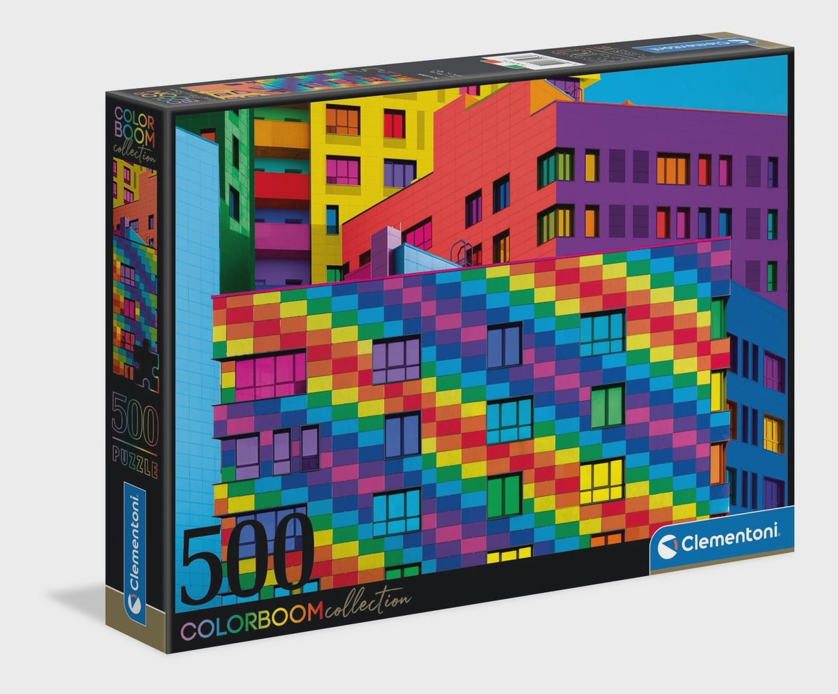 Clementoni - Colorboom Squares 500 Piece Jigsaw