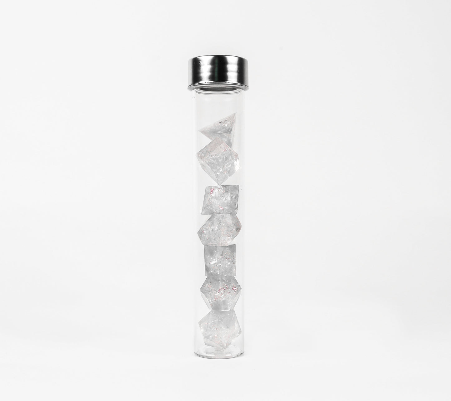 Sirius Dice - Clear Cloak & Dagger Dice Set 7 - Good Games