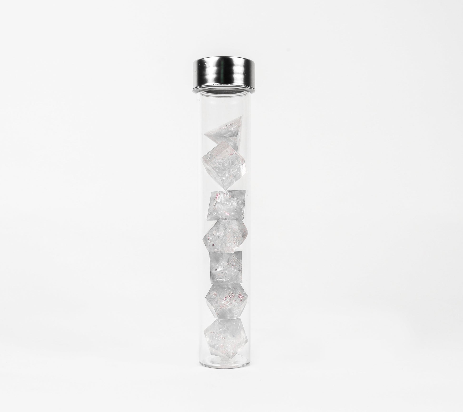 Sirius Dice - Clear Cloak & Dagger Dice Set 7 - Good Games