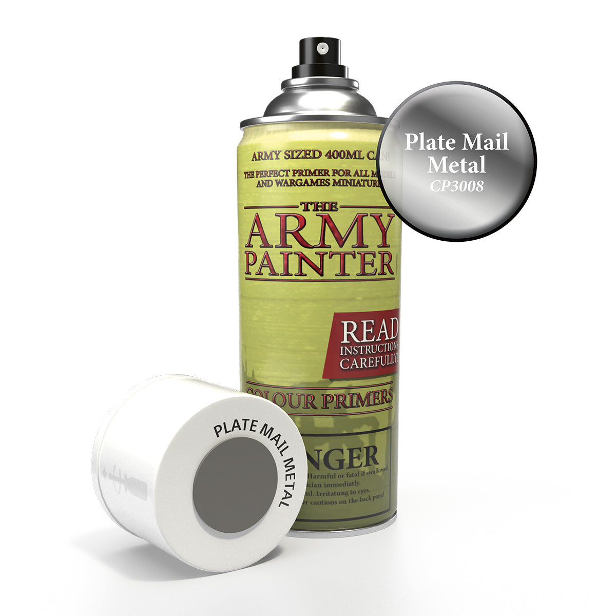 Army Painter - Base Primer Plate Mail Metal - Good Games