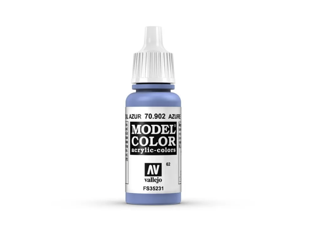 Vallejo Model Colour - Azure 17ml Acrylic Paint (AV70902) - Good Games