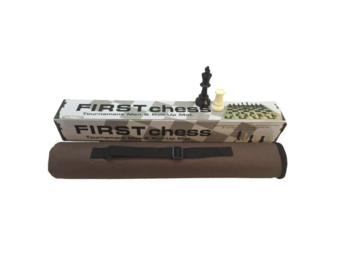 First Chess with Roll Up Mat