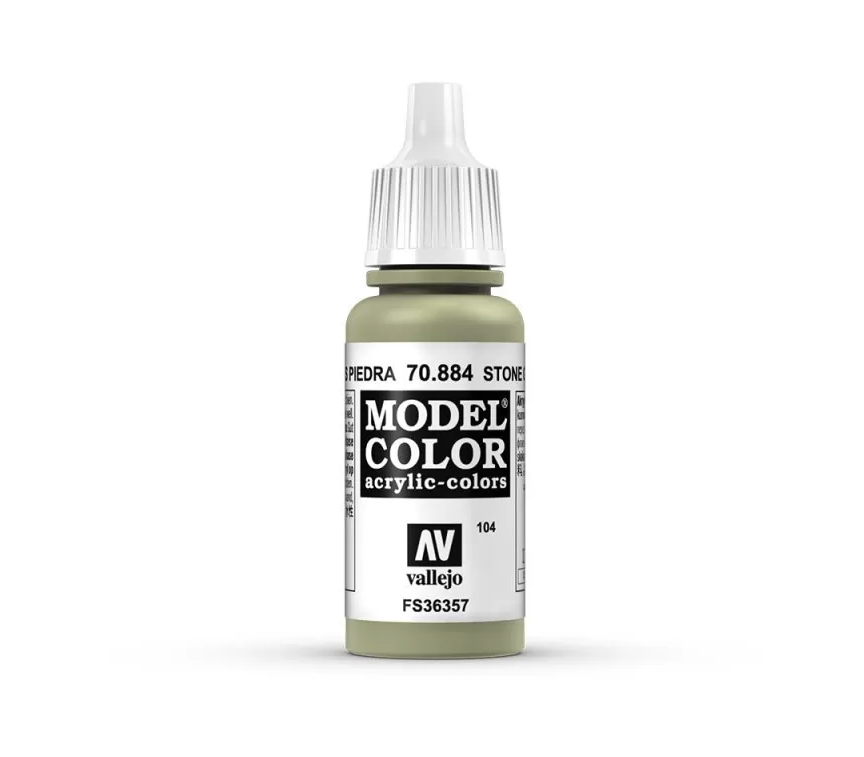 Vallejo Model Colour - Stone Grey 17ml Acrylic Paint (AV70884) - Good Games