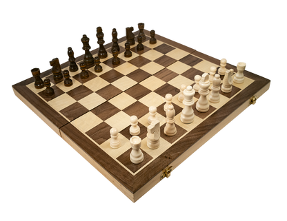 LPG Wooden Folding Chess/Checkers/Backgammon Set 35cm - Good Games