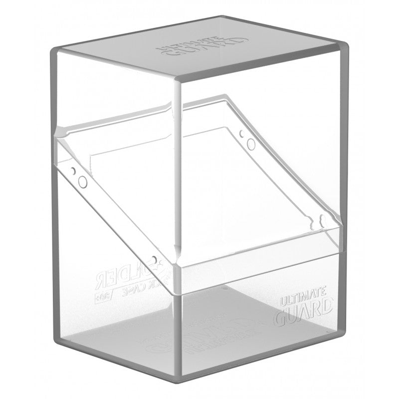 Ultimate Guard - Boulder Deck Case 80+ Standard Size Clear Deck Box - Good Games