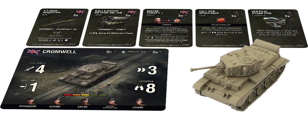 World of Tanks Miniatures Game Wave 2 British Cromwell - Good Games