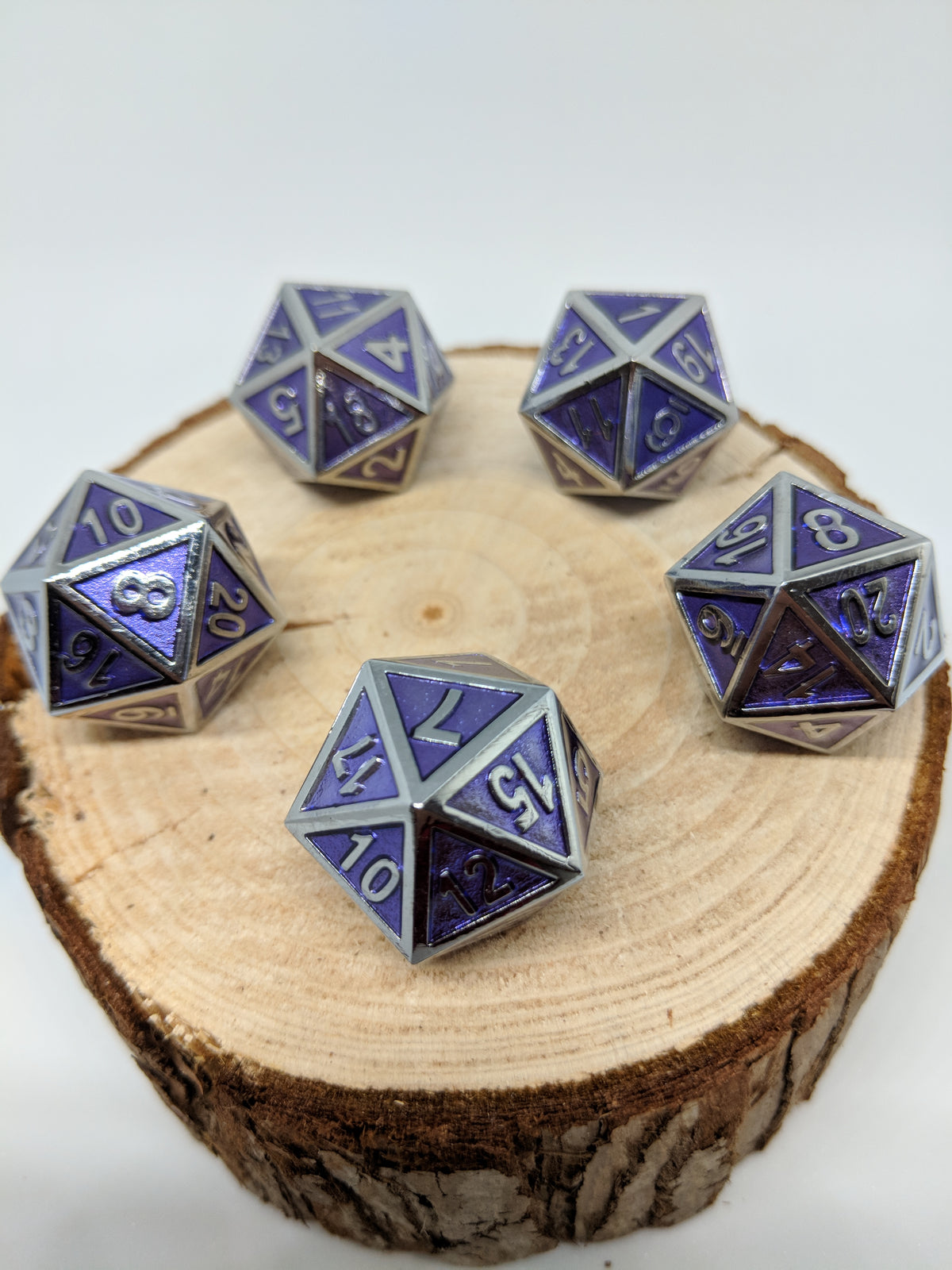 Dice Hoard - Metal D20 Set 03