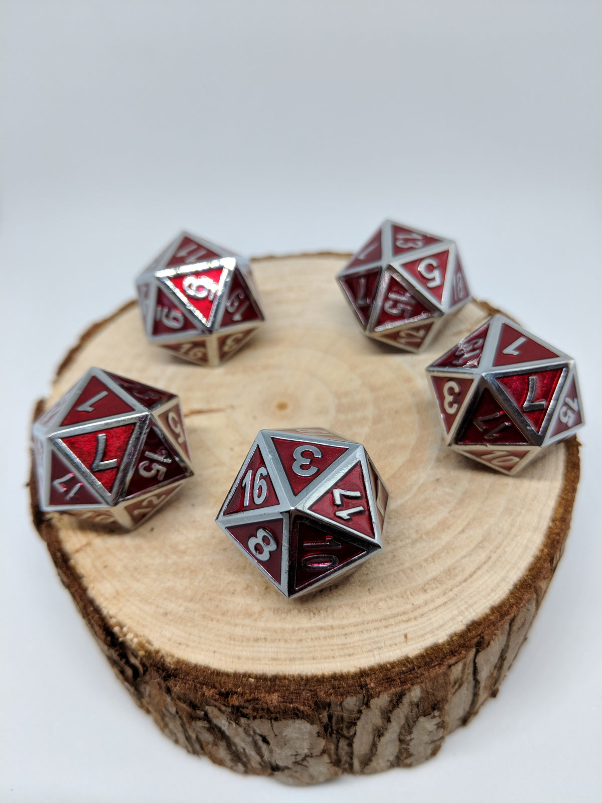 Dice Hoard - Metal D20 Set 05