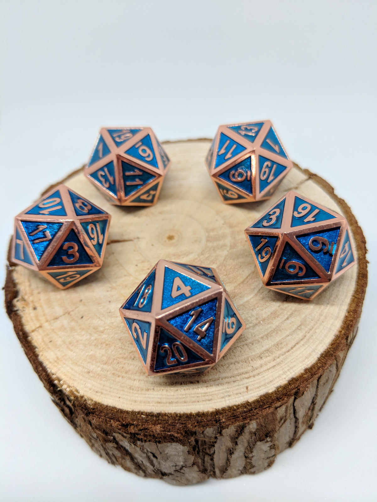 Dice Hoard - Metal D20 Set 07