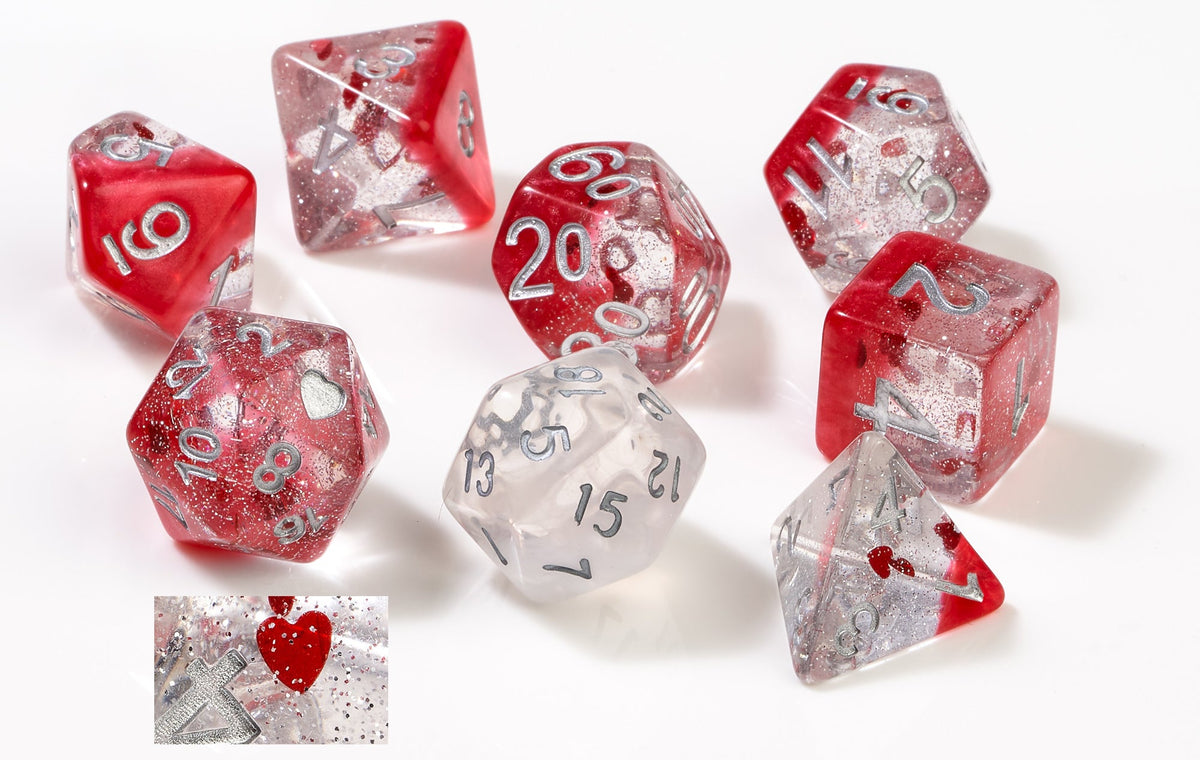 Sirius Dice - Hearts Dice Set Dice set 7 - Good Games