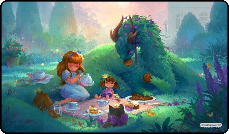 Gamermats - Dragon Tea Party - Playmat - Good Games