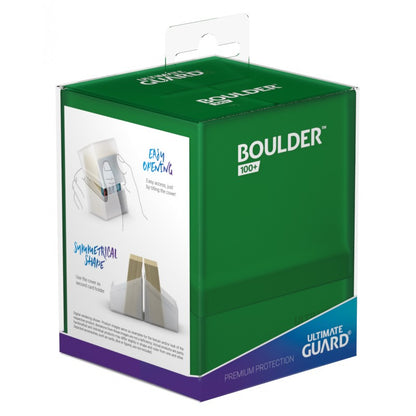 Ultimate Guard - Boulder Deck Case 100+ Standard Size Emerald - Good Games