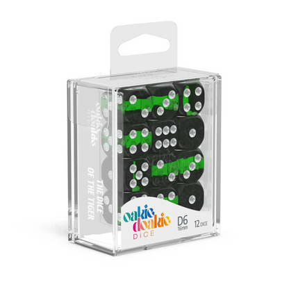 Oakie Doakie Dice - D6 16mm Enclave Emerald (12) - Good Games