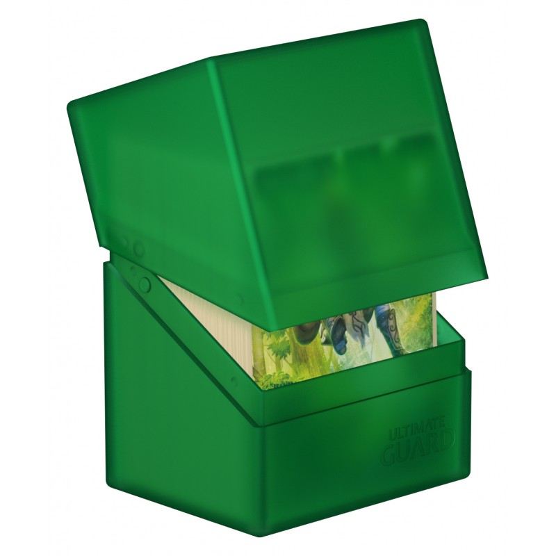 Ultimate Guard - Boulder Deck Case 80+ Standard Size Emerald - Good Games