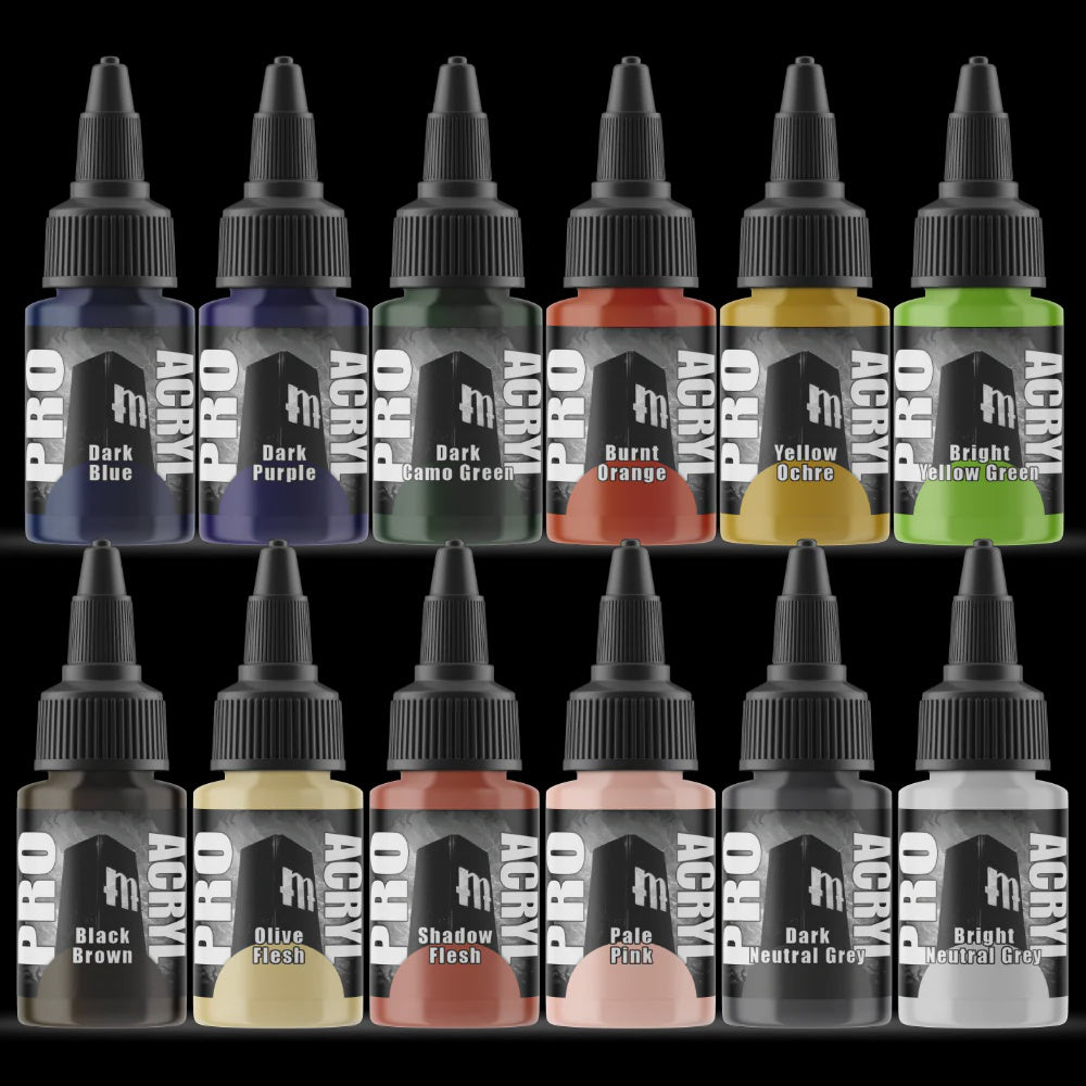 Monument Pro Acryl - Expansion Set 1 – 12 Colors - Good Games