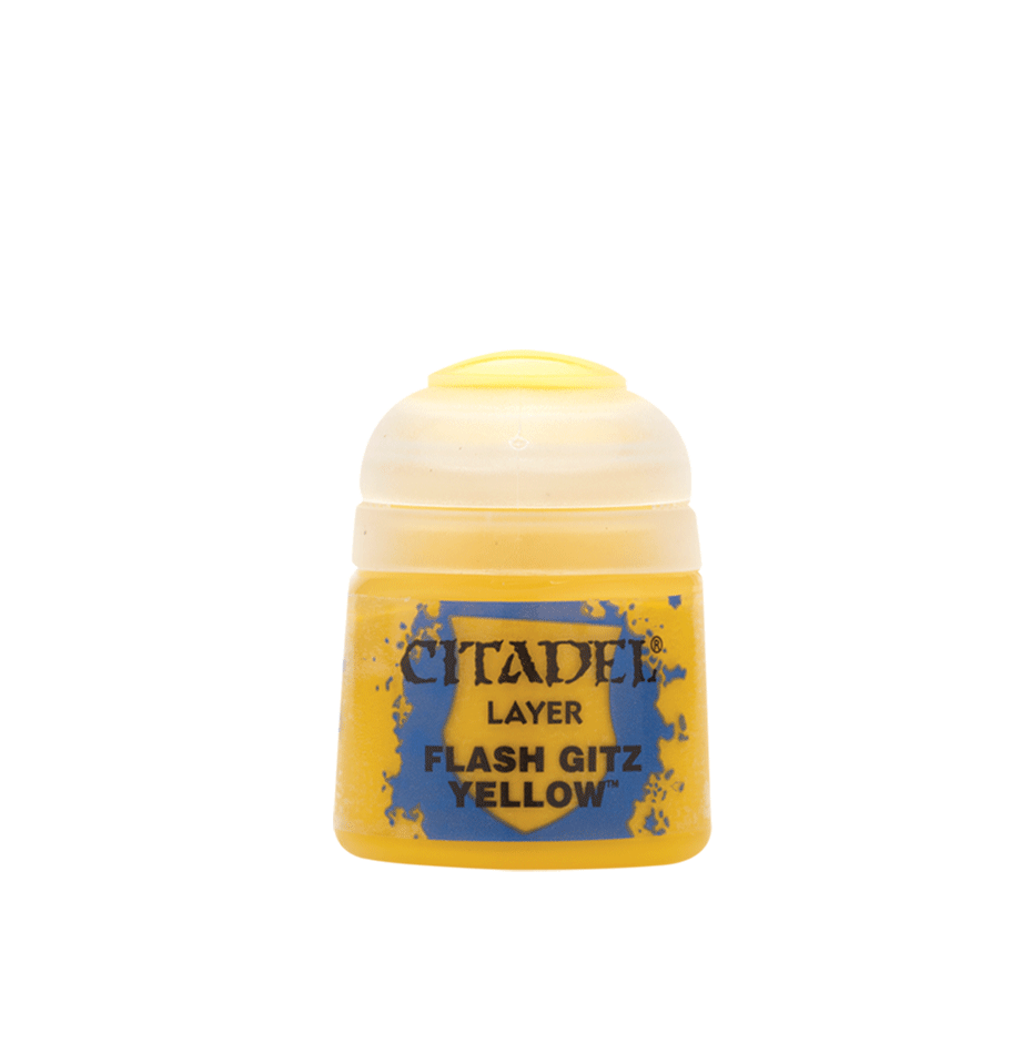 Citadel Layer Paint - Flash Gitz Yellow 12ml (22-02) - Good Games