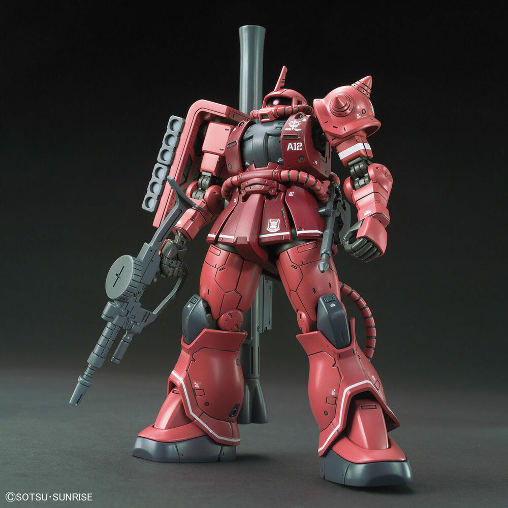 Bandai Hg 1/144 Ms-06s Zaku Ii Red Comet Ver.