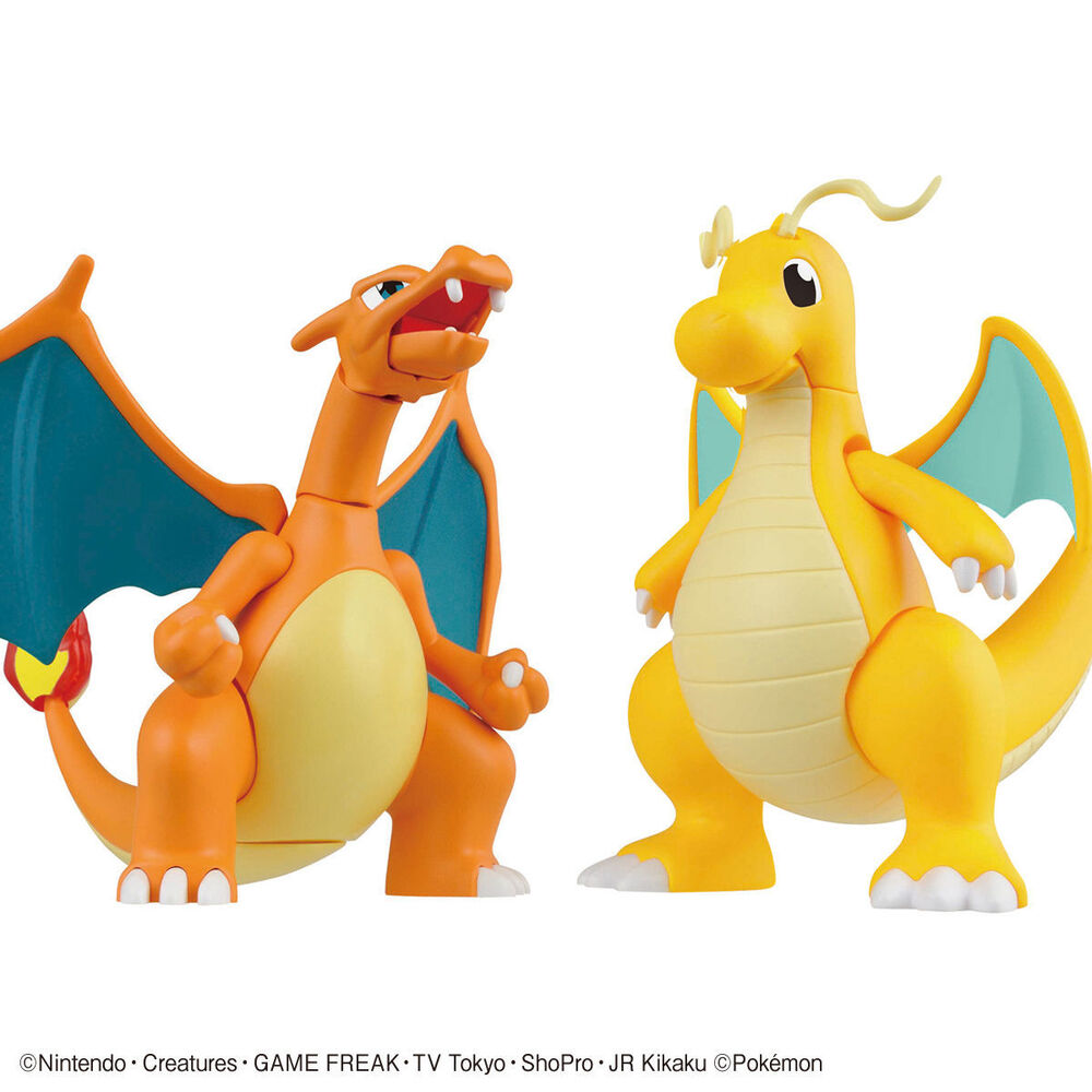 Bandai Pokemon Model Kit Charizard &amp; Dragonite - Good Games