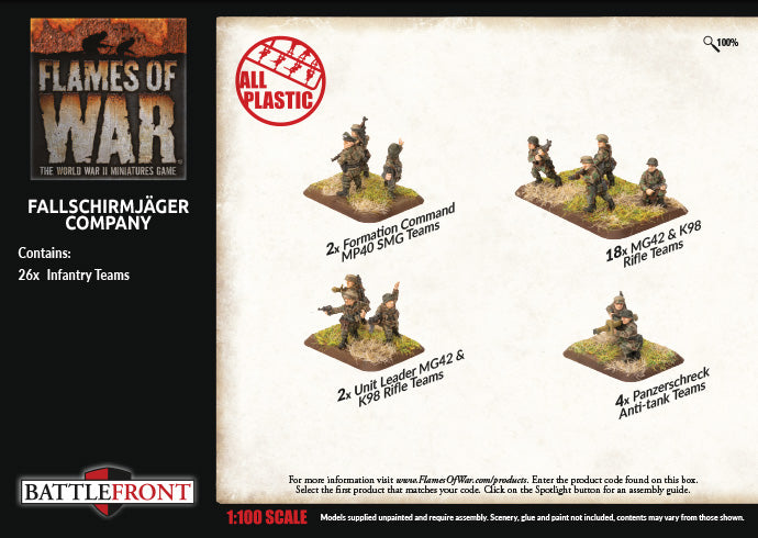 Flames of War: Fallschirmjager Company - Good Games