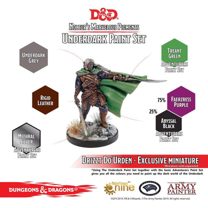 Dungeons & Dragons - Nolzurs Marvelous Pigments Underdark Paint Set - Good Games
