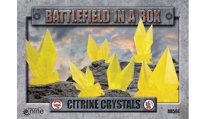 Battlefront Miniatures - Citrine Crystals (Yellow) (BB594) - Good Games