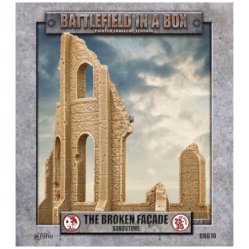 Battlefield in a Box: Gothic Battlefields - Broken Facade - Sandstone - Good Games