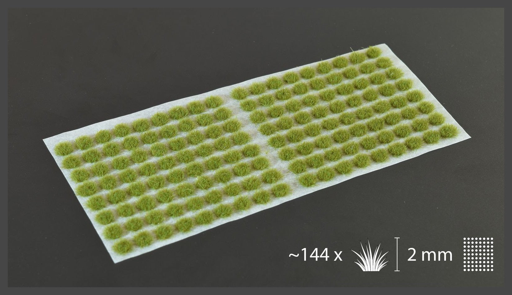 Gamers Grass Dry Green 2mm Tufts Small - Good Games