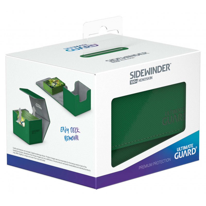 Ultimate Guard - Sidewinder 100+ Standard Size Xenoskin Green - Good Games