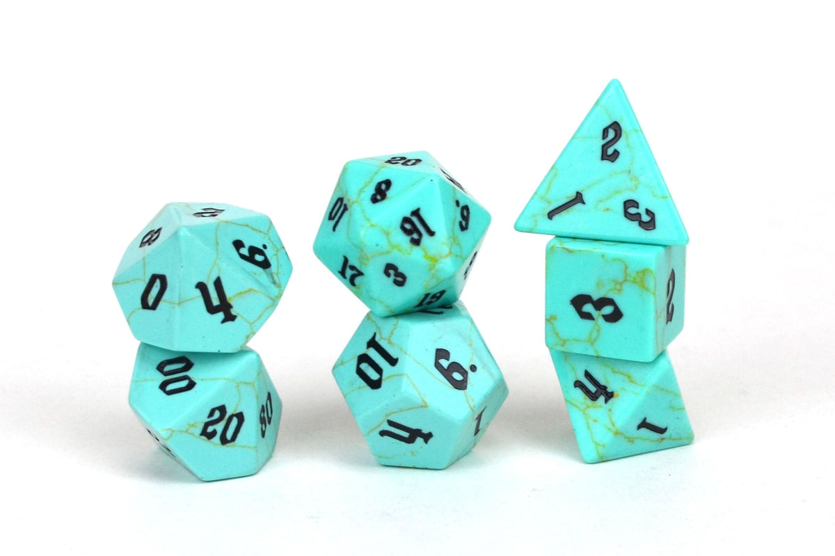 Level Up Dice - Green Turquoise - Good Games