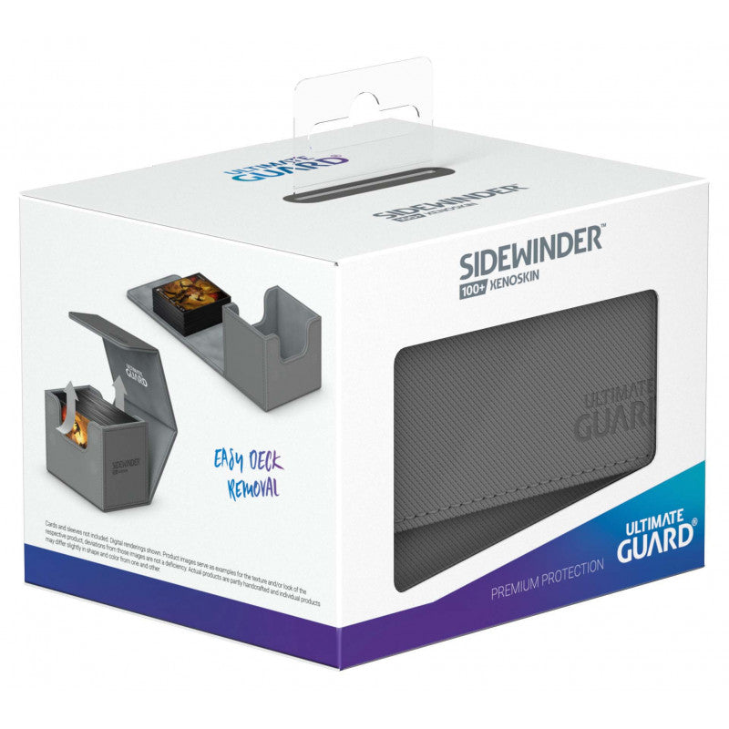 Ultimate Guard - Sidewinder 100+ Standard Size Xenoskin Grey - Good Games
