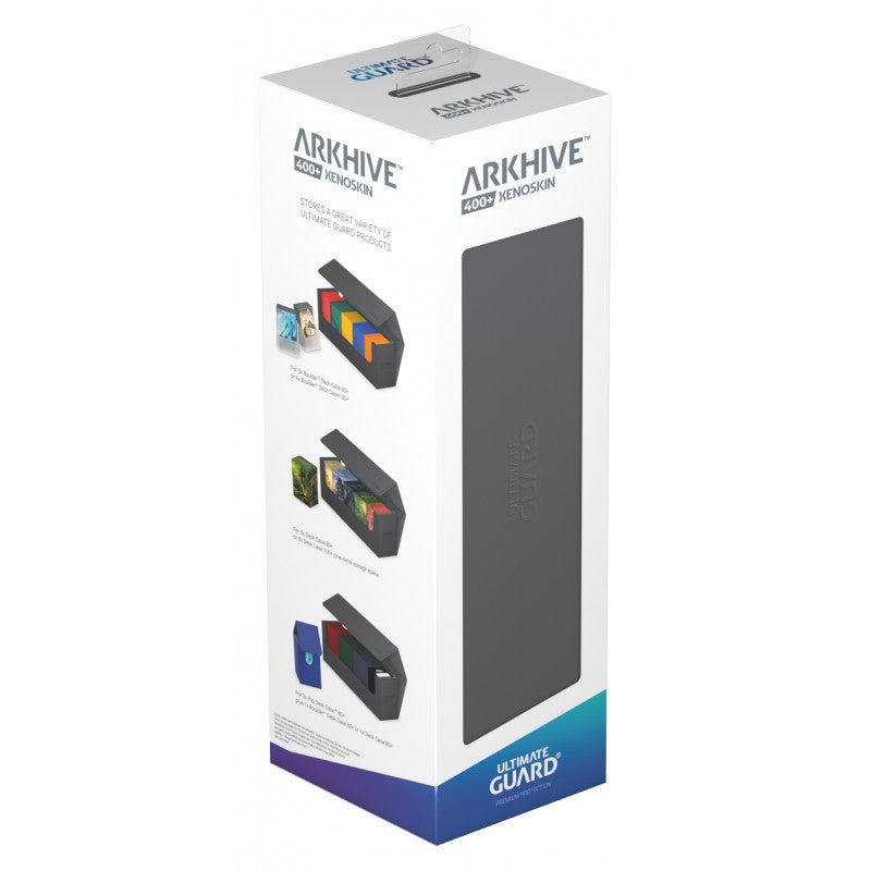 Ultimate Guard - Arkhive Flip Case 400+ Standard Size Xenoskin Grey