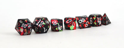 Level Up Dice - Holly Aluminium Set of 7 (HP) - Good Games