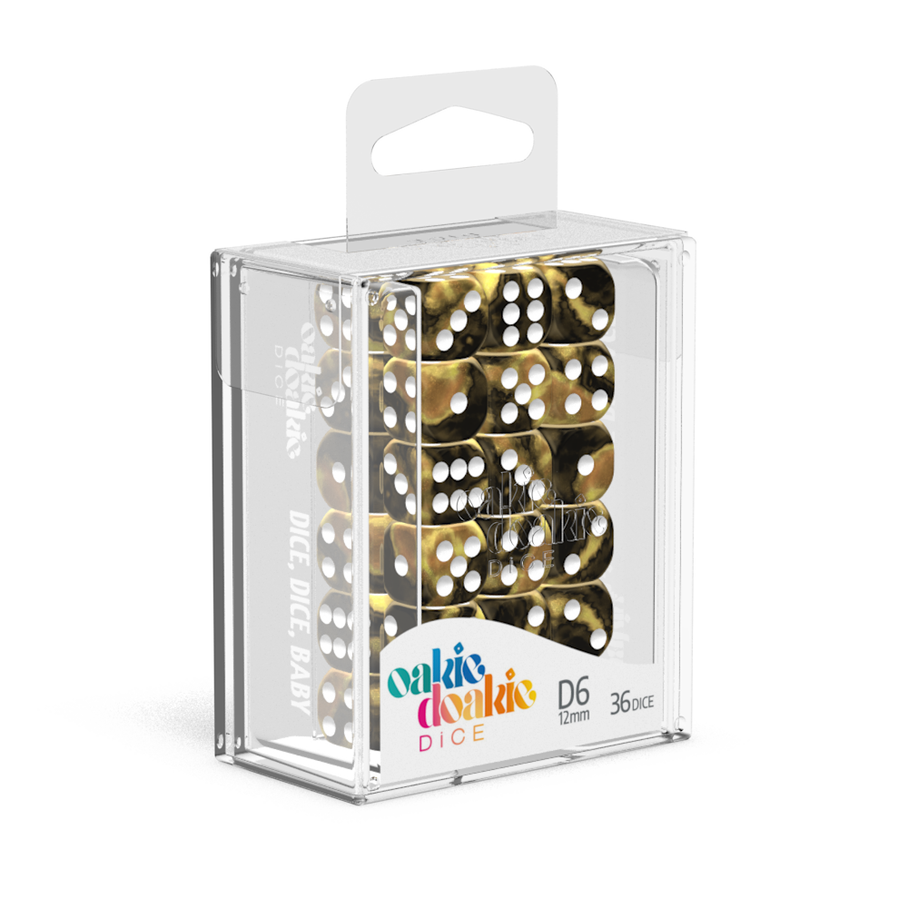 Oakie Doakie Dice - D6 12mm Gemi Hornet (36)