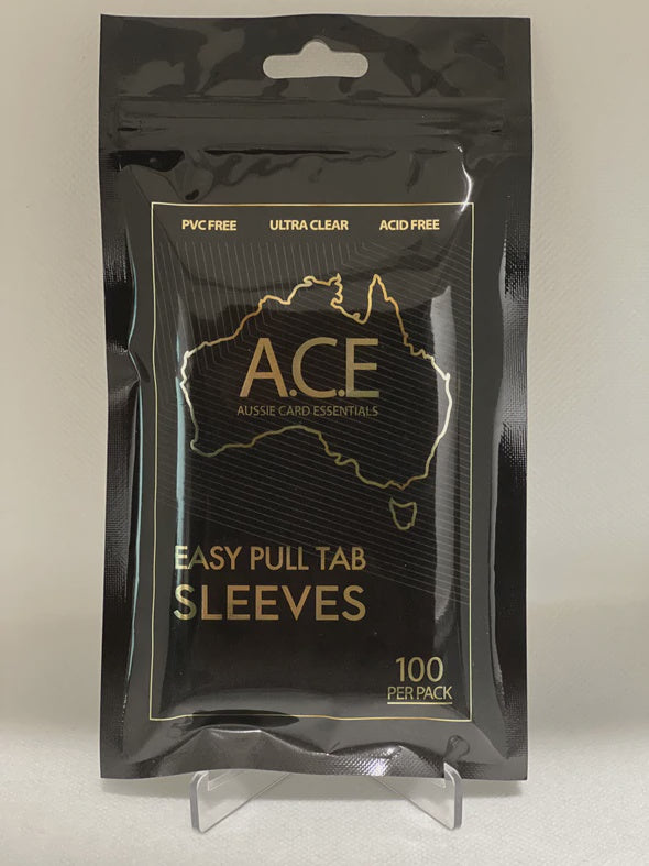 ACE Easy Pull Tab Sleeves 100 pack - Good Games