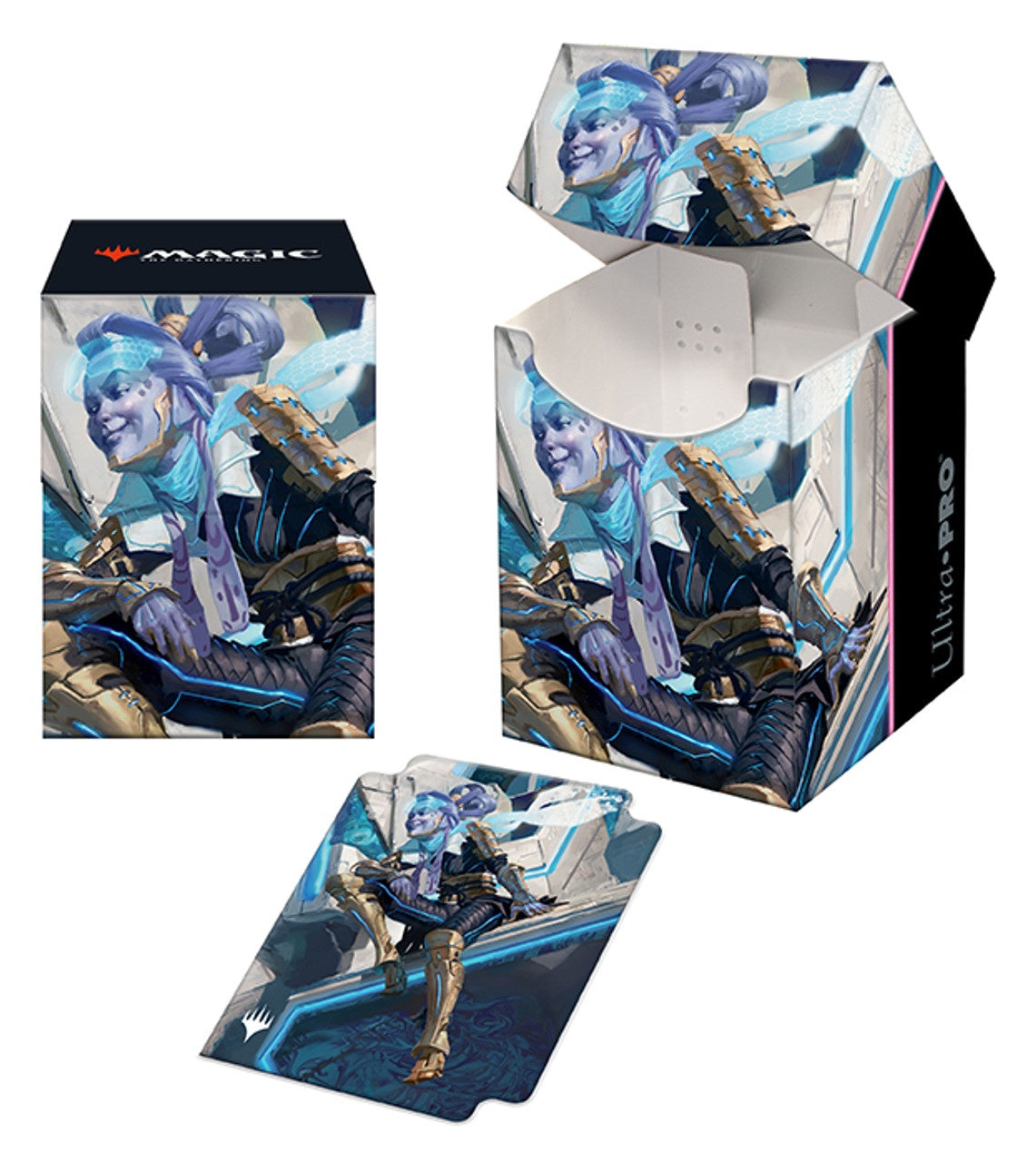 Ultra Pro - Magic the Gathering - Deck Box - 100+ Kamigawa Neon Dynasty A
