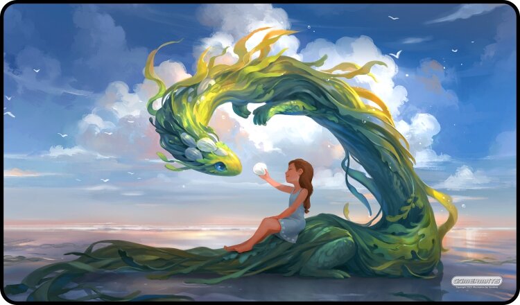 Gamermats - Kelpie with Girl TCG Sized Playmat - Good Games