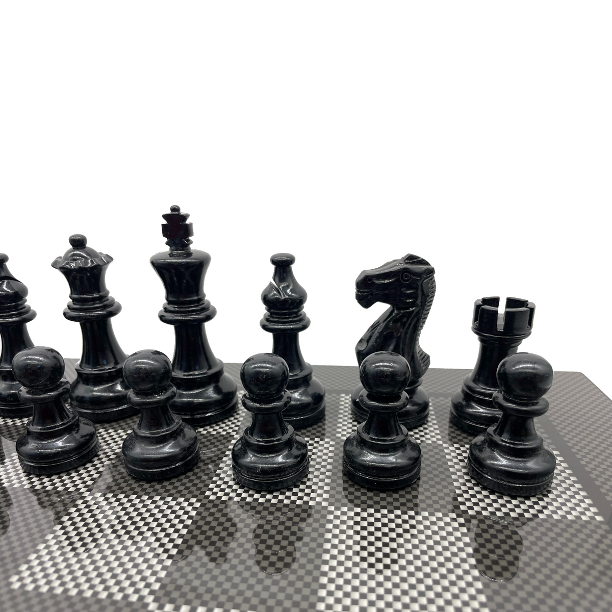 Chess Pieces - Red/Black 85mm