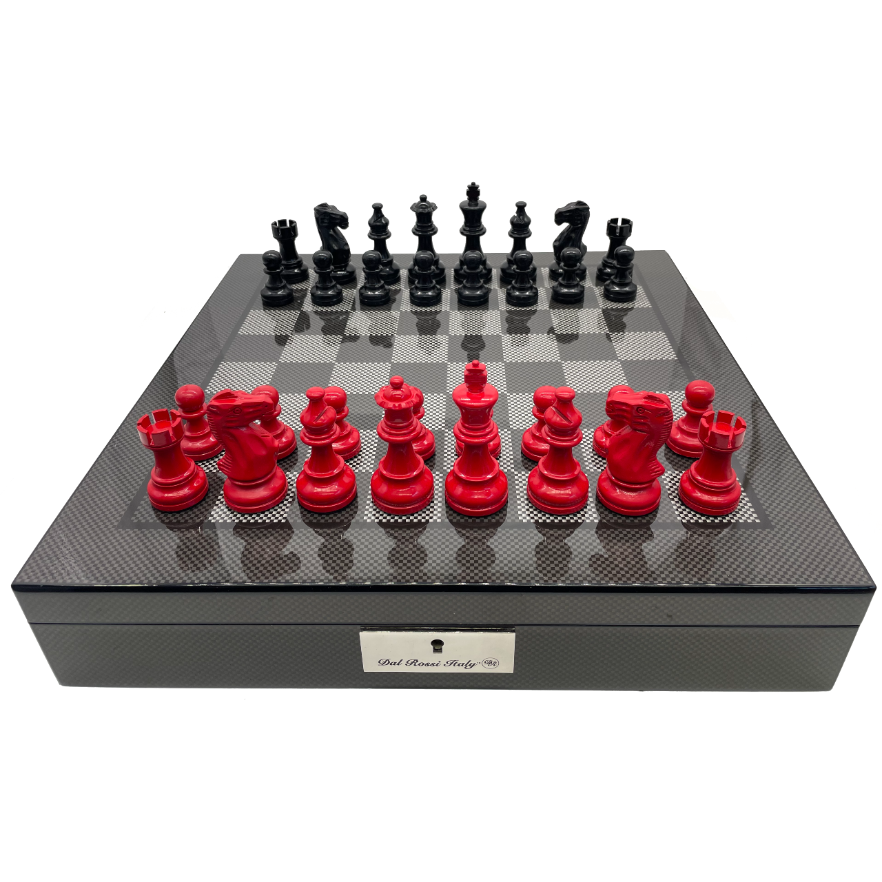 Chess Pieces - Red/Black 85mm - Good Games