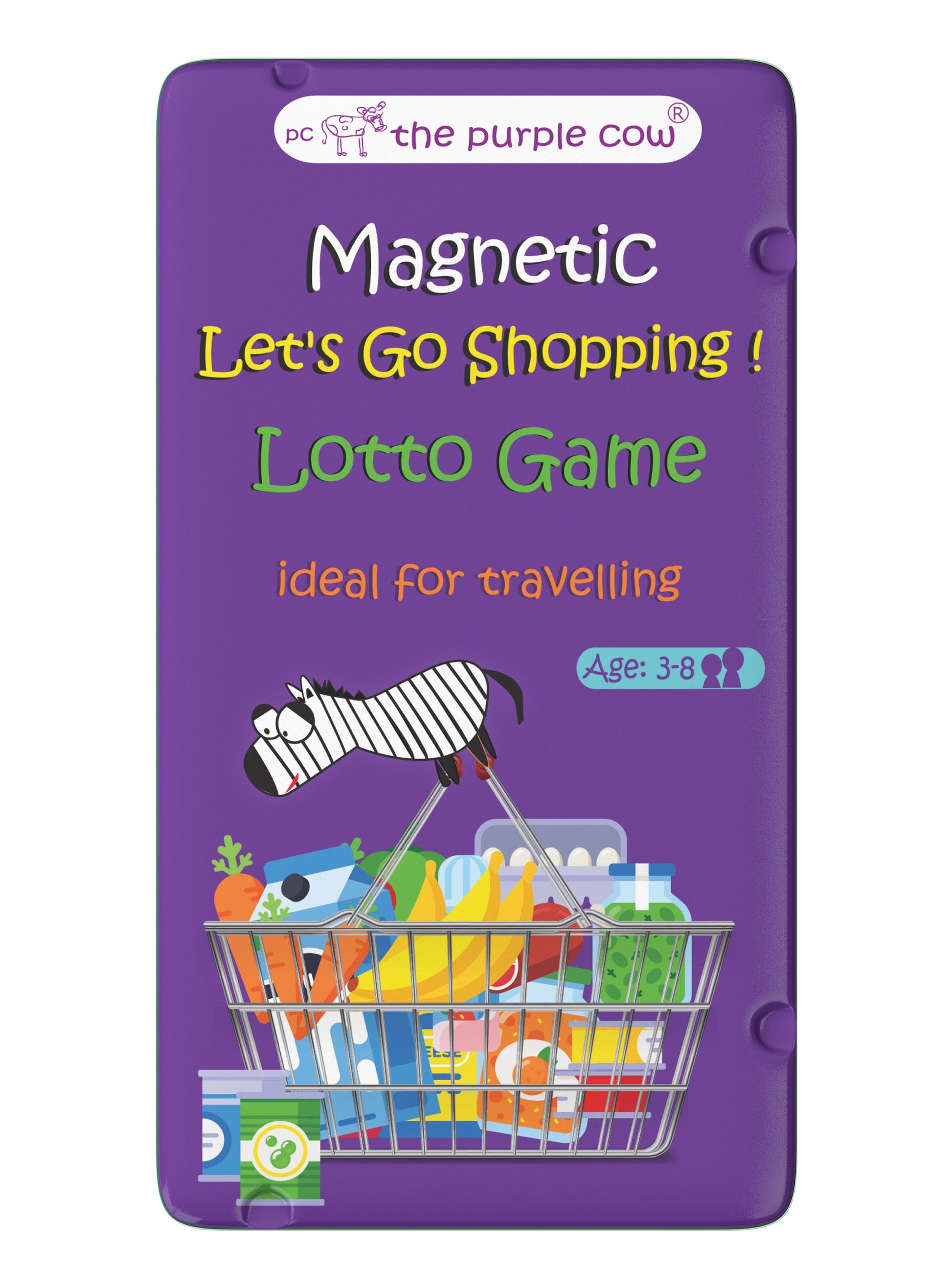 Magnetic Games Tins - Lets Go Shopping! Lotto Game - Good Games