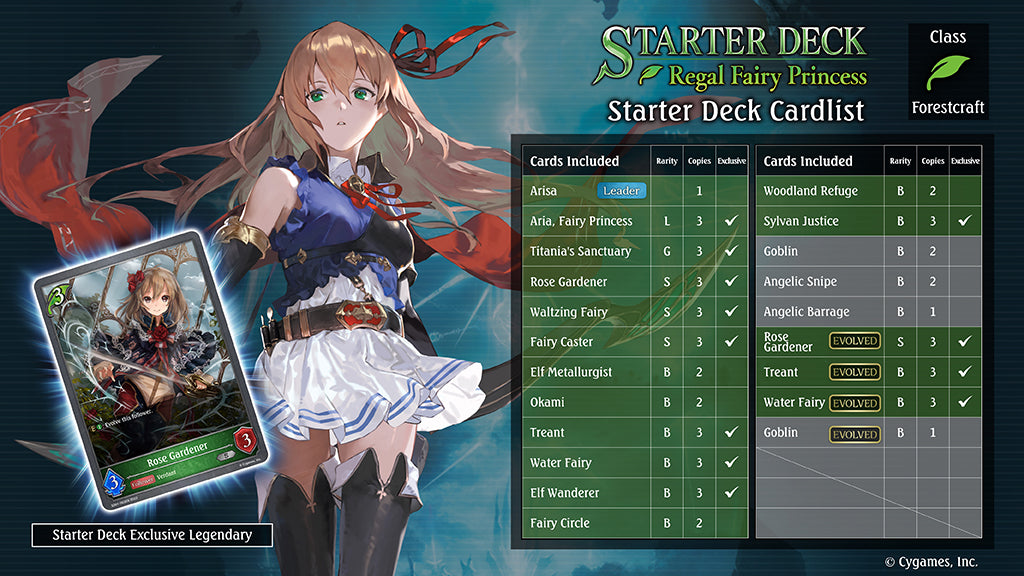 Shadowverse: Evolve - Starter Deck Wave 1 - Good Games