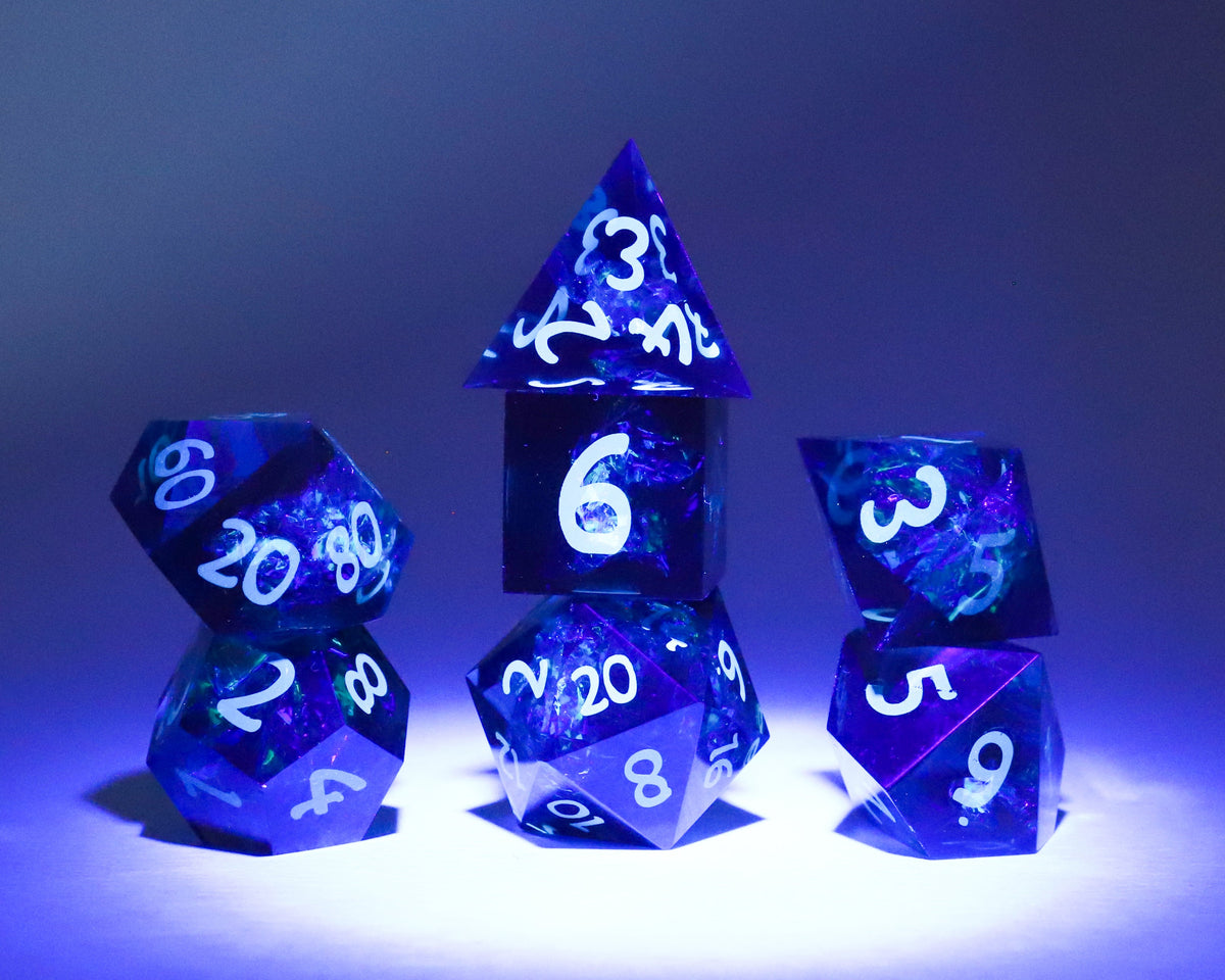 Sirius Dice - Black Cloak &amp; Dagger Dice Set - Good Games